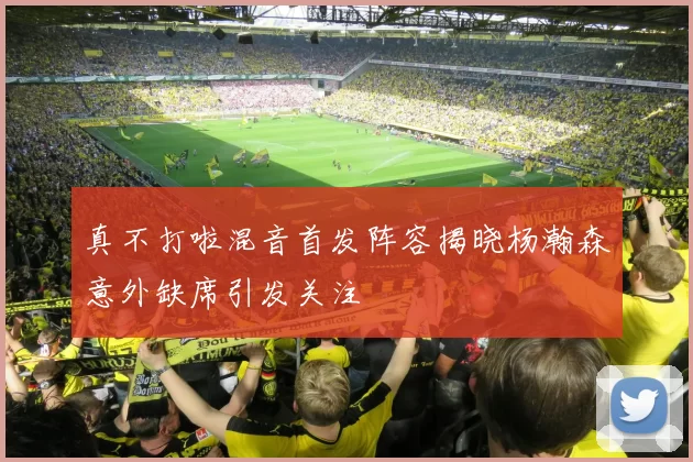 真不打啦混音首发阵容揭晓杨瀚森意外缺席引发关注