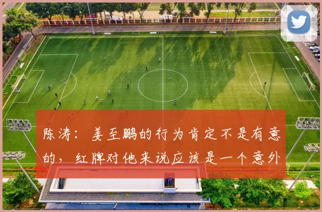 陈涛：姜至鹏的行为肯定不是有意的，红牌对他来说应该是一个意外